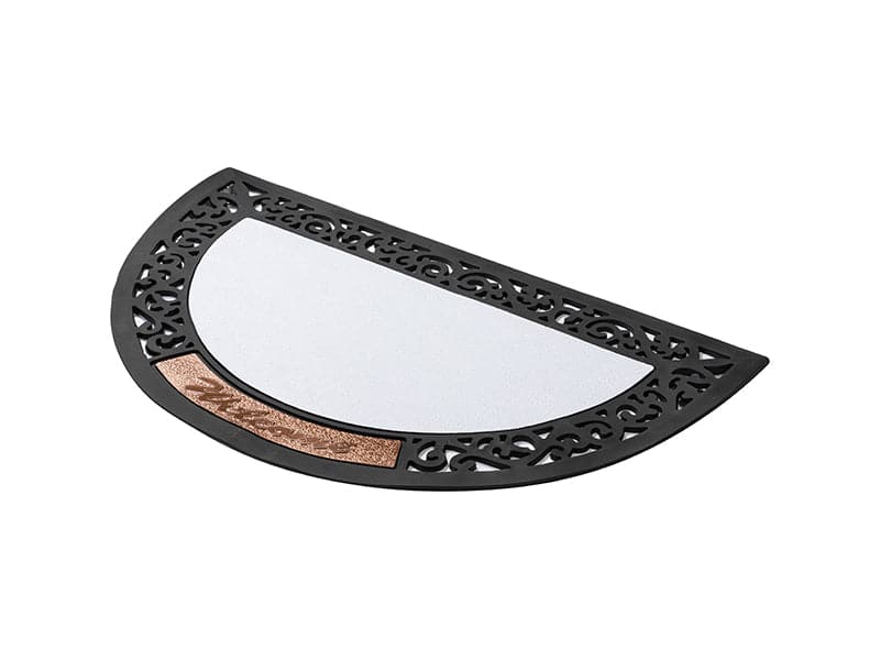 Pearl Coating⢠Sublimation Half Round Rubber Felt Door Mat - Joto Imaging Supplies US